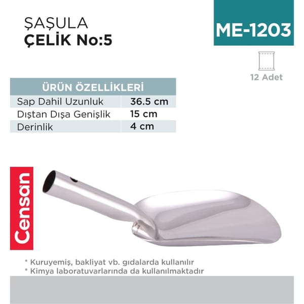 Şaşula Metal NO:4 (36.5 cm) (SSL-4)