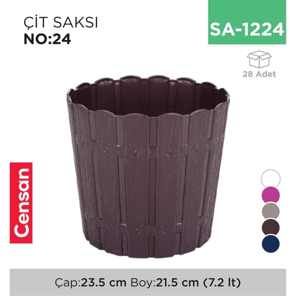 Çit Saksı NO:24
