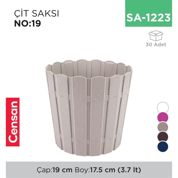 Çit Saksı NO:19