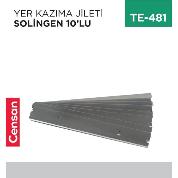 Yer Kazıma Jileti Solingen 10'lu