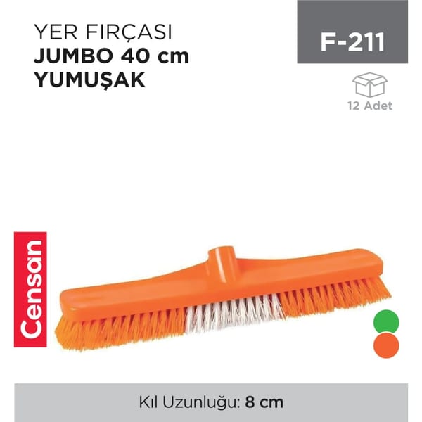 Yer Fırçası Jumbo Tüylü 40 cm