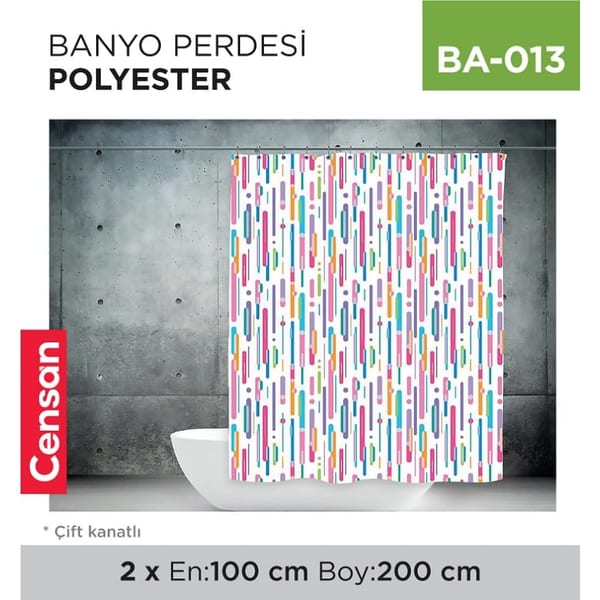Banyo Perdesi Polyester (200 cmx200 cm)
