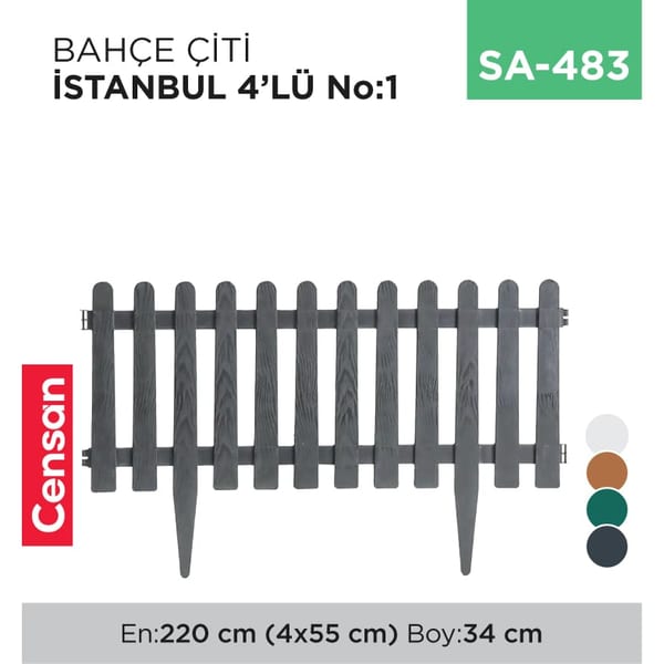 Bahçe Çiti İstanbul NO:1 4'lü (İBÇ1)
