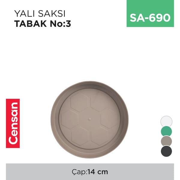 Yalı Saksı Tabak NO:3 (YT03)