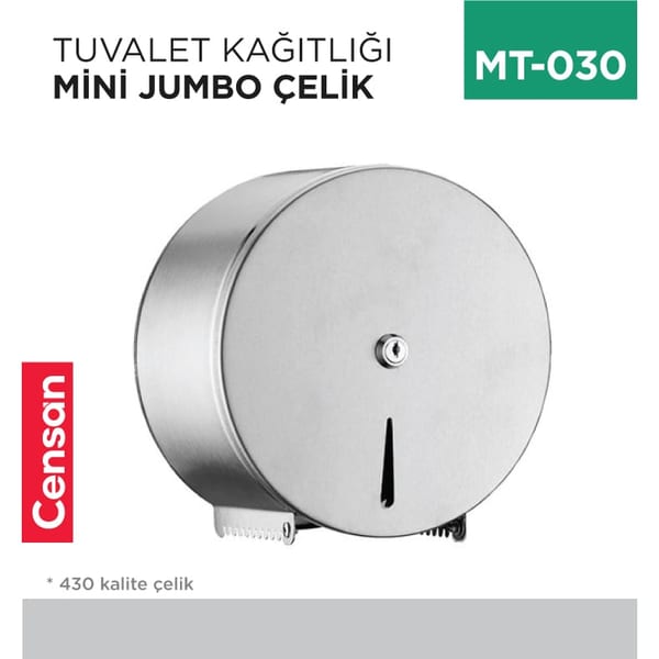 Tuvalet Kağıtlığı Mini Jumbo Çelik (7202)