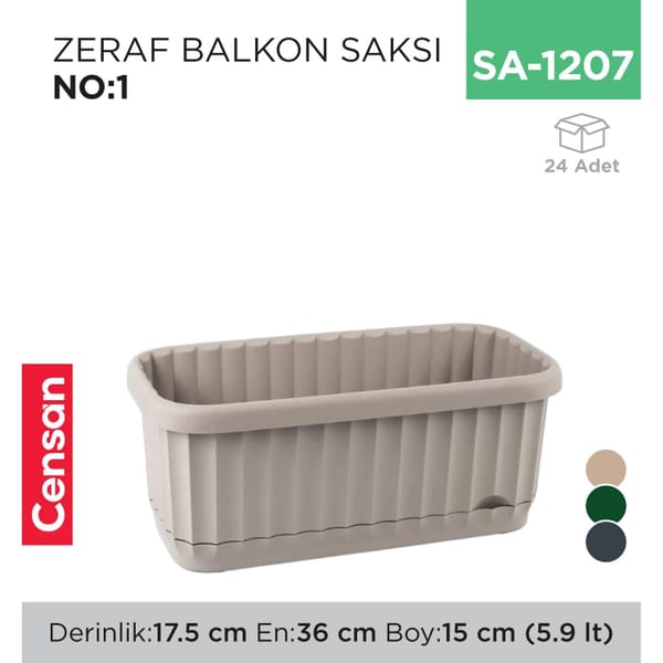 Zeraf Balkon Saksı NO:1 (KRS-268)