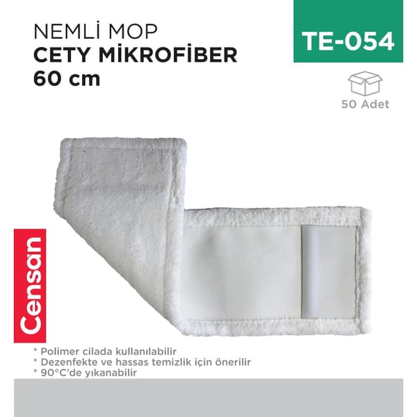Nemli Mop Cety Mikrofiber 60 cm