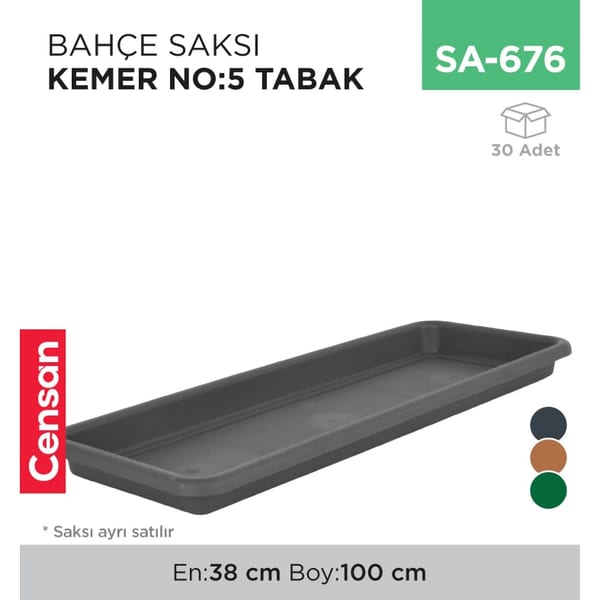 Bahçe Saksı Kemer NO:5 Tabak (KBS5)