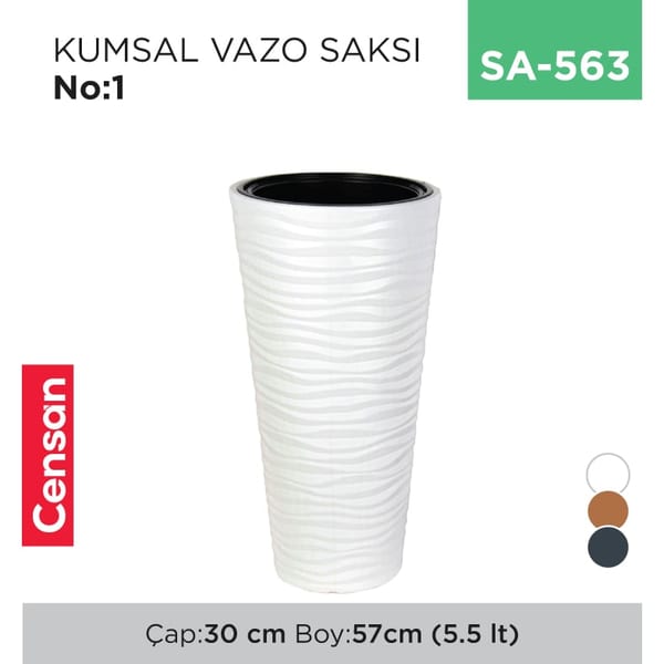 Kumsal Vazo Saksı NO:1