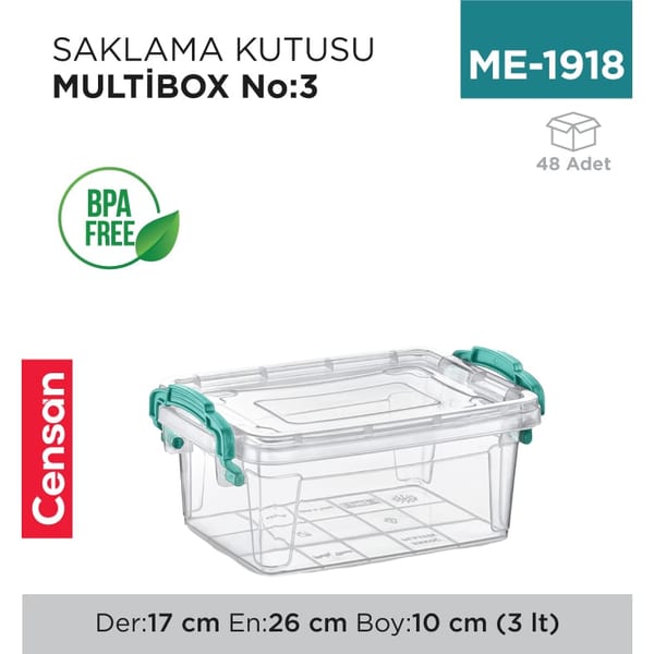 Saklama Kutusu M.box NO:3 (3 lt) (E-502)