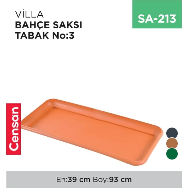 Villa Bahçe Saksı Tabak NO:3