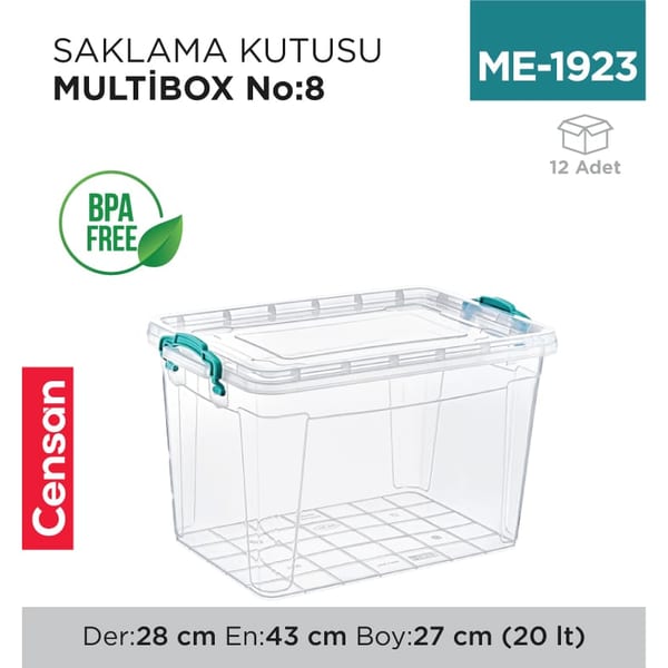 Saklama Kutusu M.box NO:8 (20 lt) (E-507)