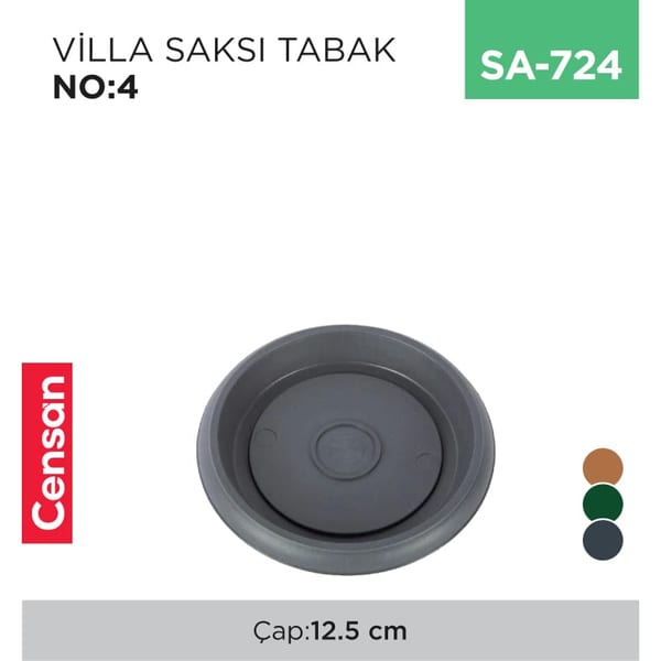 Villa Saksı NO:4 Tabak