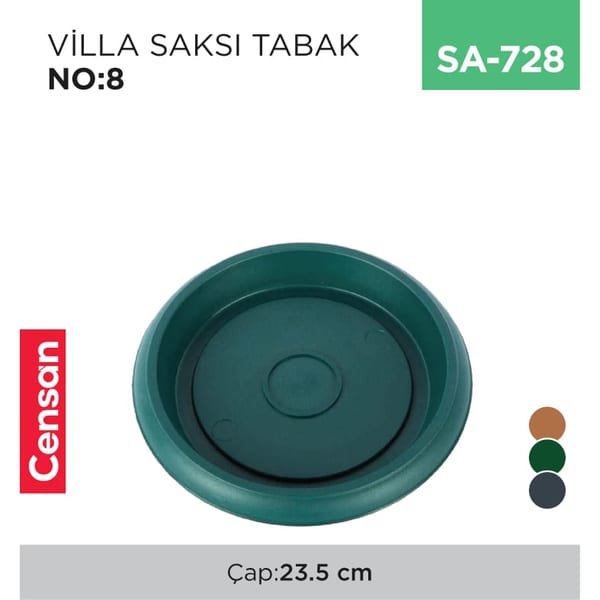 Villa Saksı NO:8 Tabak