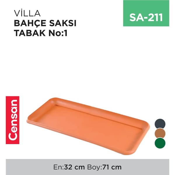 Villa Bahçe Saksı Tabak NO:1