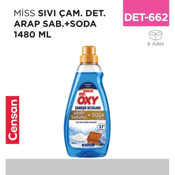Oxy Sıvı Çam.det. Arap Sab.+soda 1480 ml