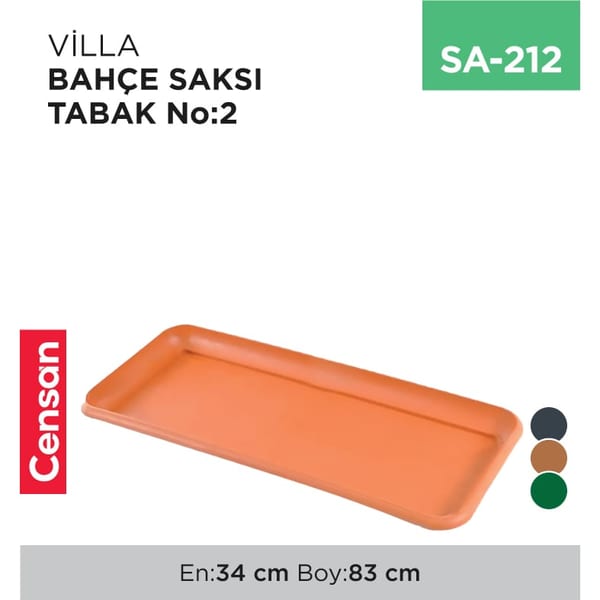 Villa Bahçe Saksı Tabak NO:2