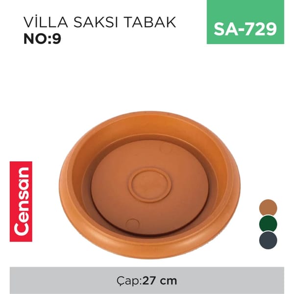Villa Saksı NO:9 Tabak