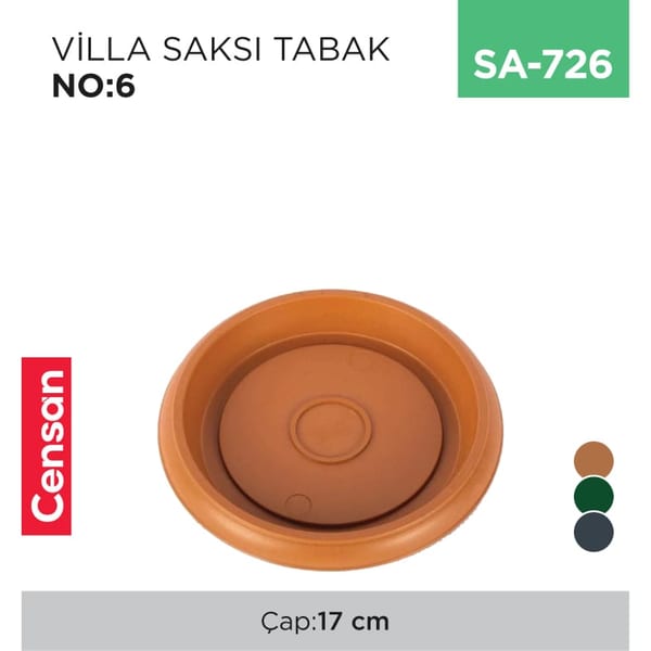 Villa Saksı NO:6 Tabak