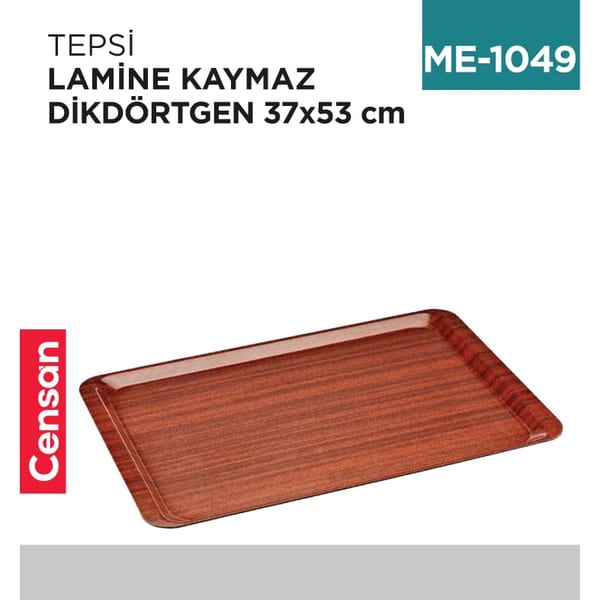 Tepsi Lamine Kaymaz 37 cmx53 cm