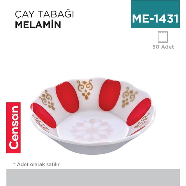 Çay Tabağı Melamin Kalın