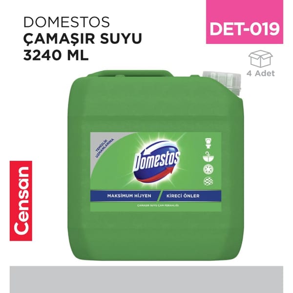 Domestos Çamaşır Suyu 3240 ml (3424 gr)