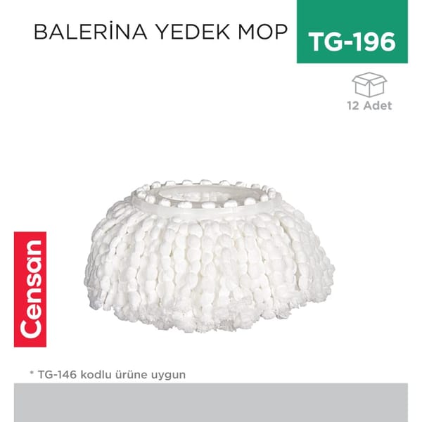Dönerli Yedek Mop Balerina (F 173)