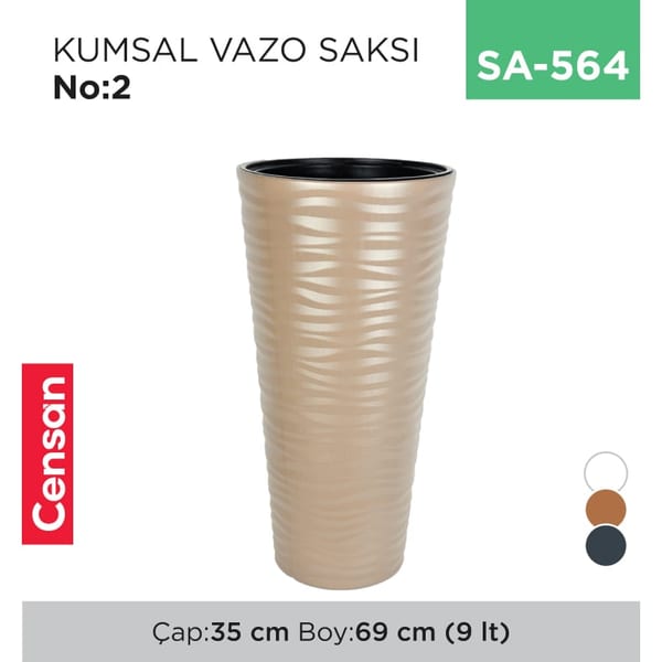 Kumsal Vazo Saksı NO:2