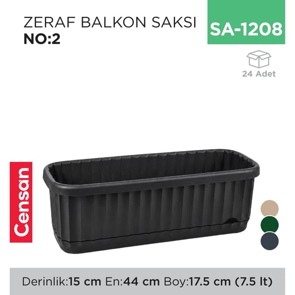 Zeraf Balkon Saksı NO:2 (KRS-269)
