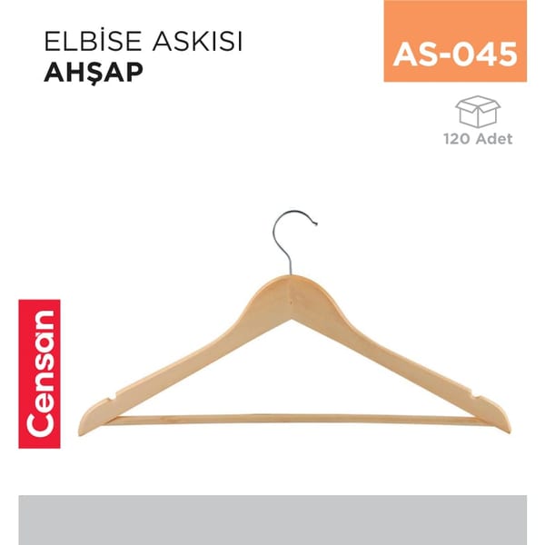 Elbise Askısı Ahşap