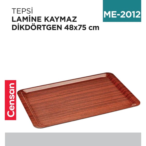 Tepsi Lamine Kaymaz 48 cmx75 cm