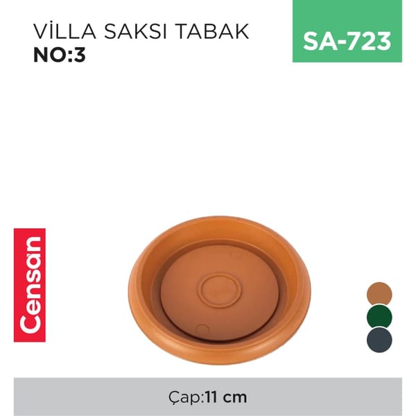 Villa Saksı NO:3 Tabak